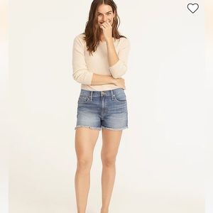 J.Crew Relaxed denim short in chestnut wash 27